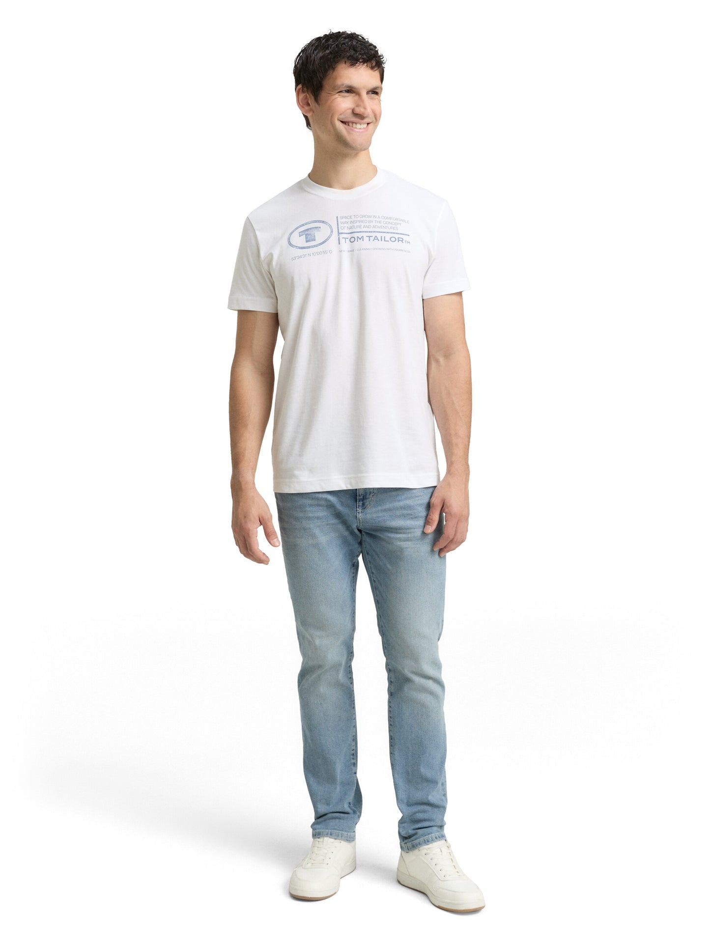 printed crewneck t-shirt - 1035611