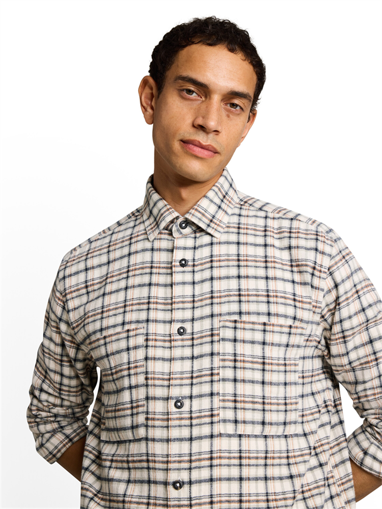 comfort checked shirt - 1052328