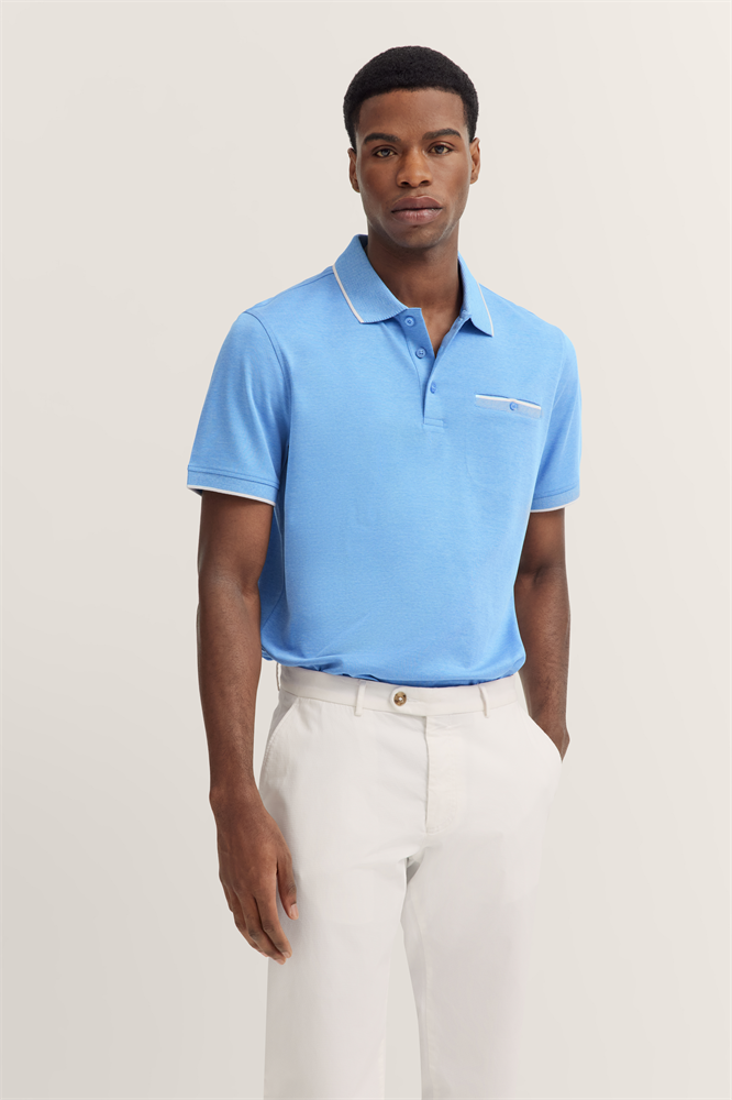 HERREN POLO 1/2 ARM - 75091C 8151