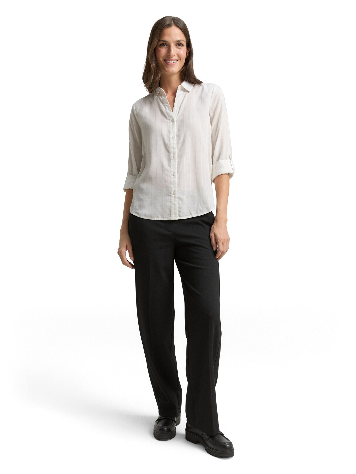 blouse with lurex stripe - 1048687