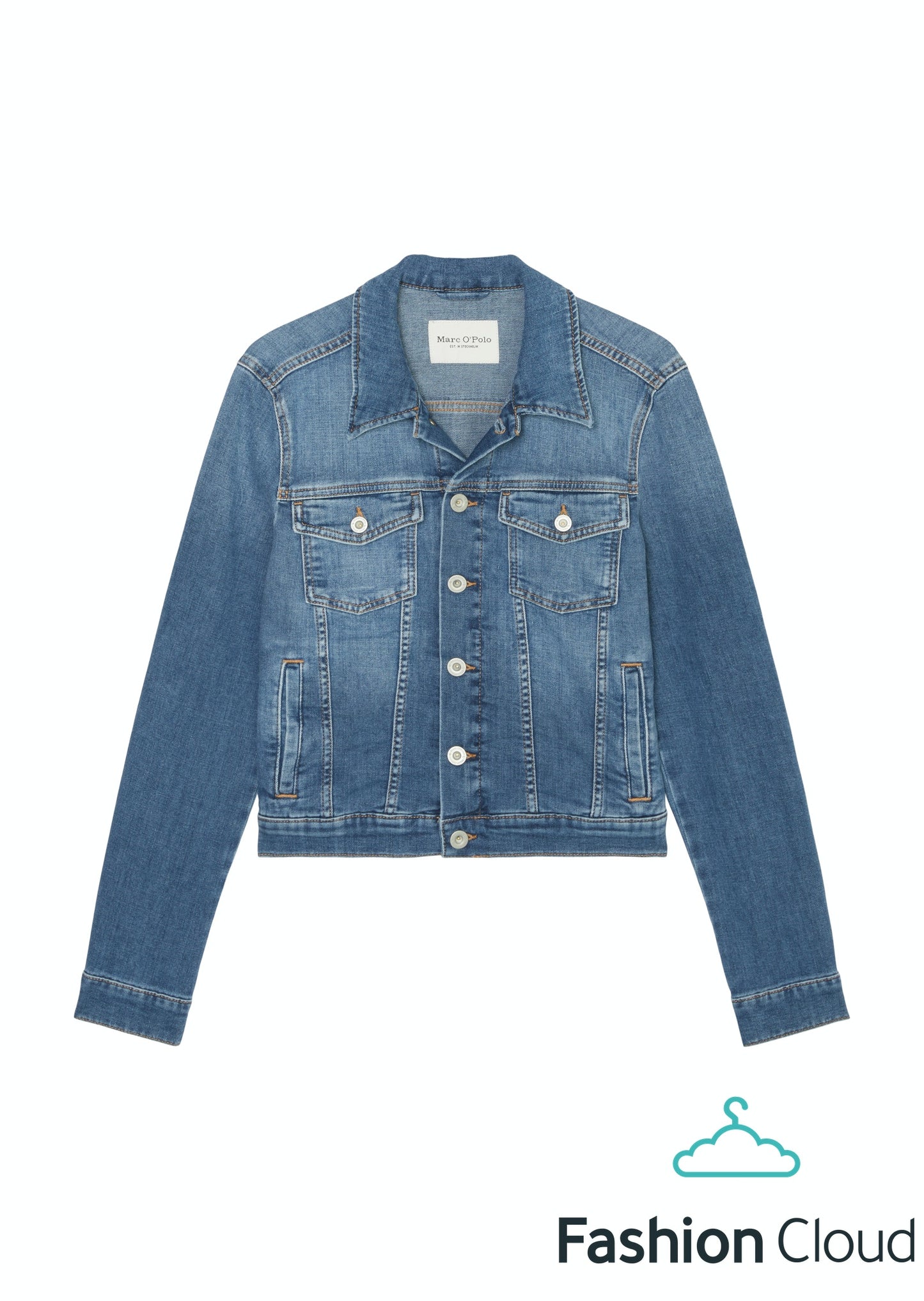 Denim Jacket, button closure, long - M03921625035