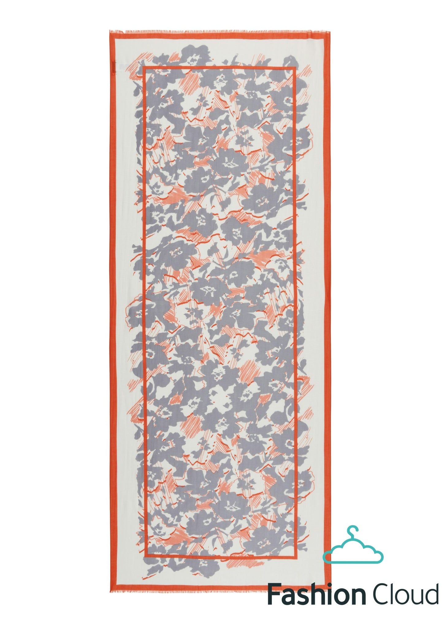 Scarf, woven, cotton-modal, various - 403819502041