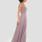 Abendkleid aus Material-Mix - 5AD19800