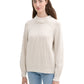 knit plated rib pullover - 1042957