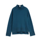 knit pullover with saddle shou - 1047698
