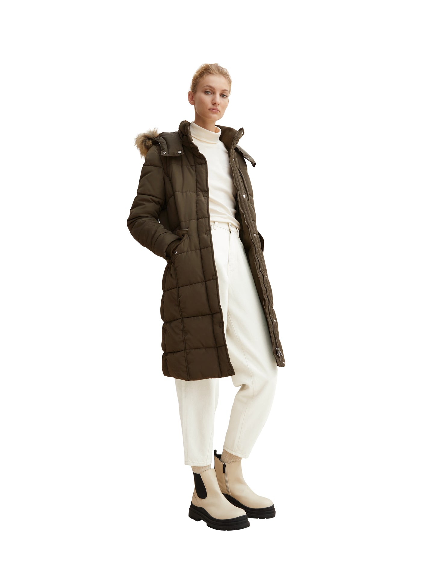 signature puffer coat - 1032489