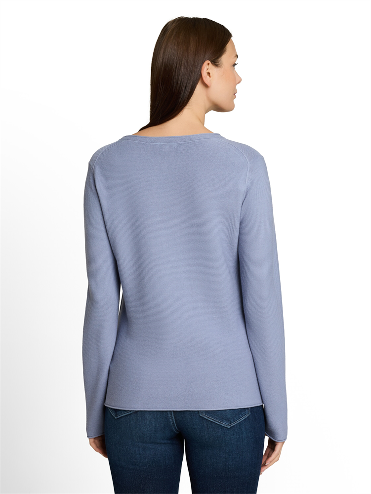 knit structure crewneck - 1052023