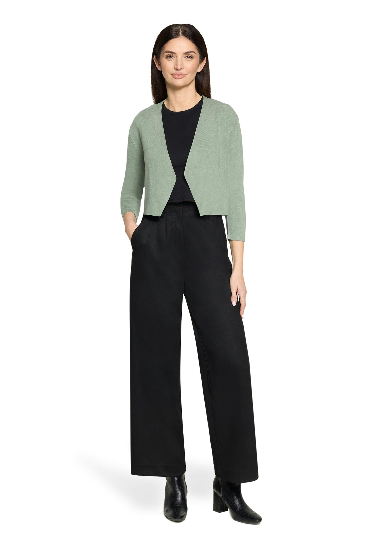 Strickjacke Kurz 3/4 Arm - 58763171
