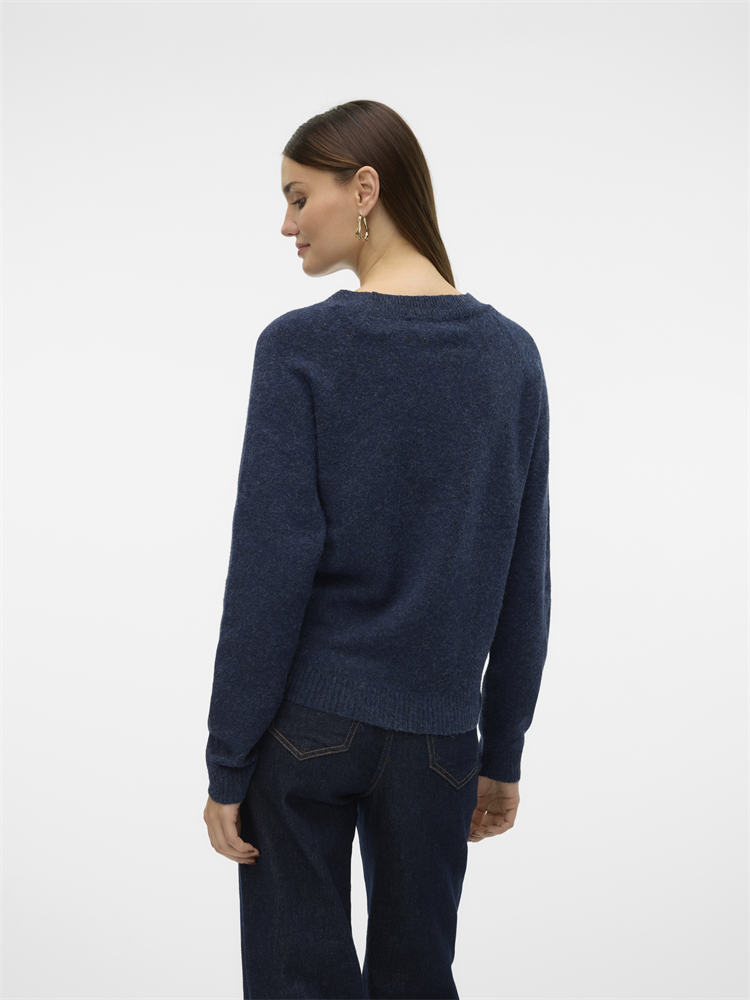 VMDOFFY LS O-NECK BLOUSE GA NOOS - 10201022