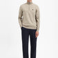 Pullover Half Zip 2 Coloured Melang - N2185