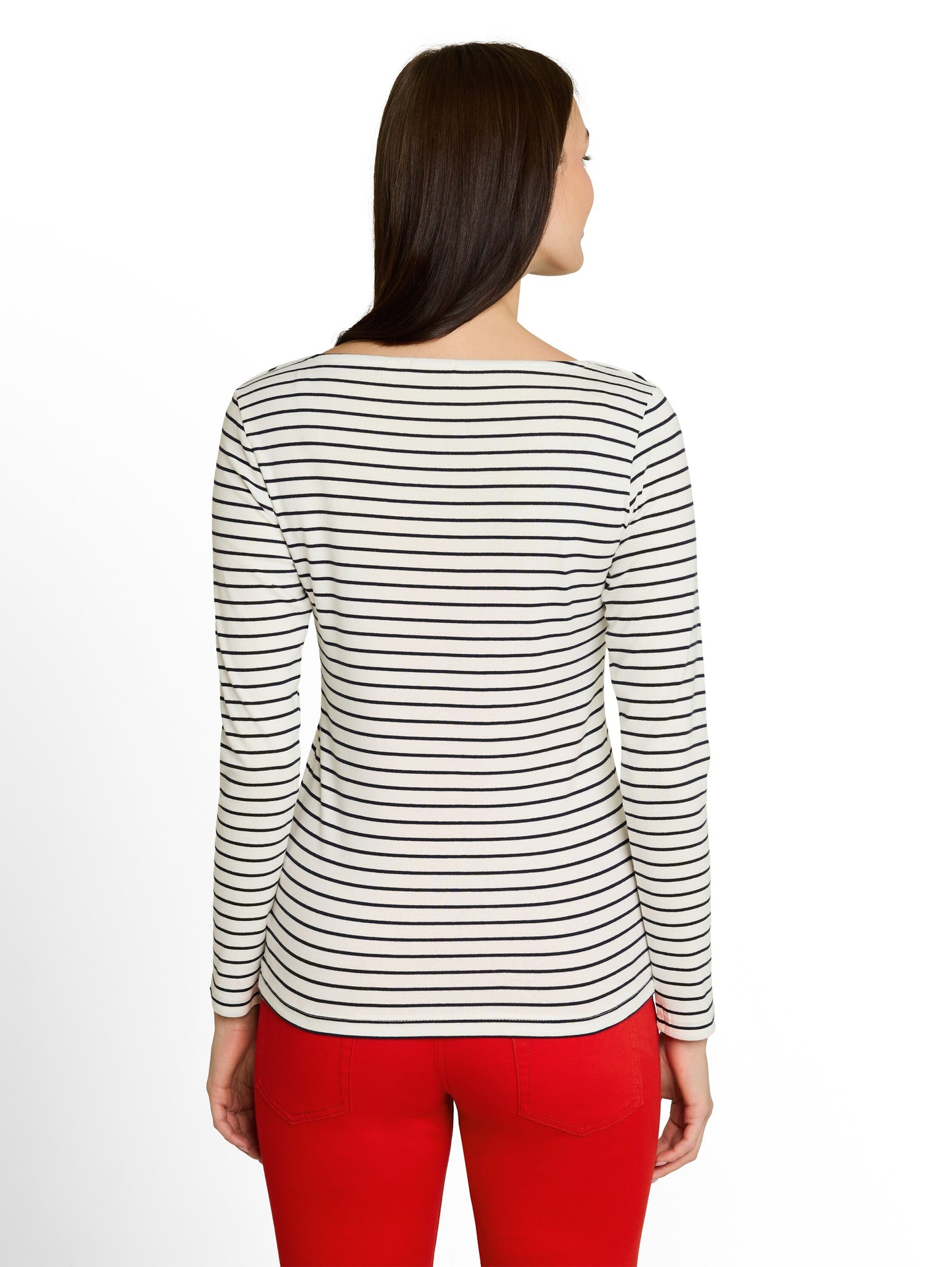 T-Shirt striped boatneck - 1051234
