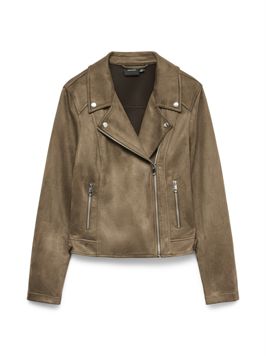 VMJOSE SHORT FAUX SUEDE JACKET GA N - 10300938