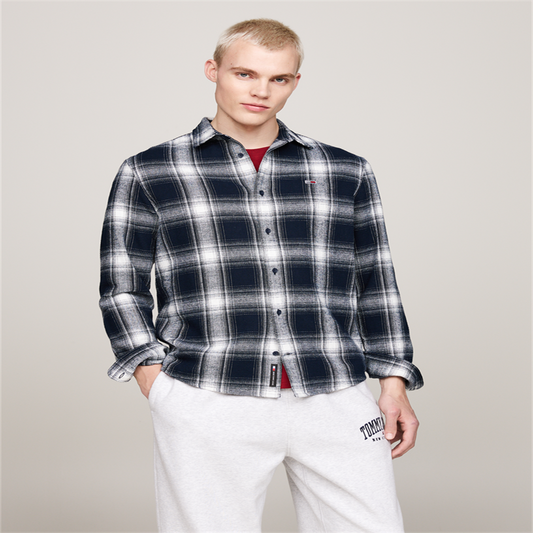 TJM REG CHECK FLANNEL SHIRT EXT - DM0DM19651