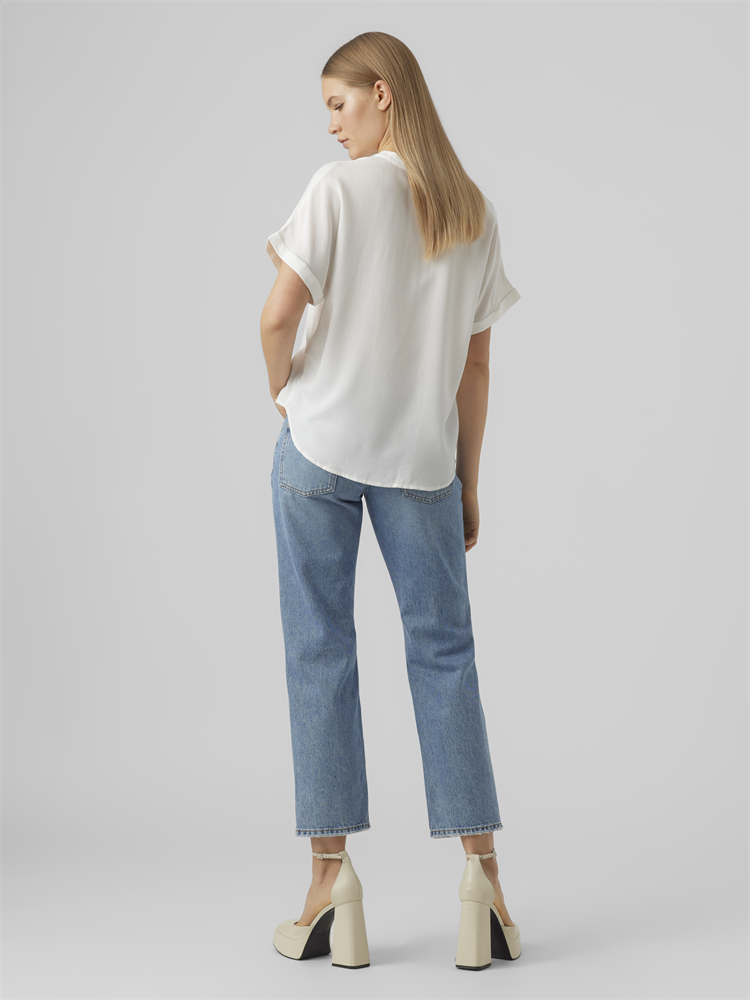 VMBEAUTY SS TOP WVN NOOS - 10279697