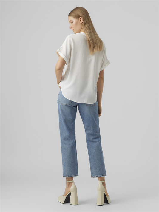 VMBEAUTY SS TOP WVN NOOS - 10279697