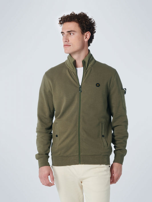 Sweater Full Zipper Twill Jacquard - 19100224