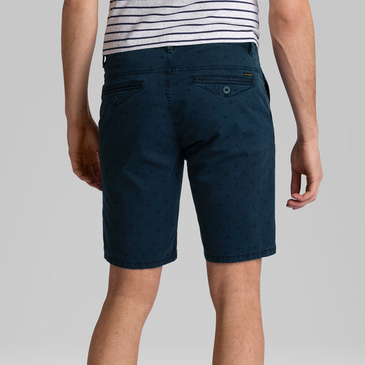 CHINO SHORT FINE TWILL ALLOVER PRI - PSH213680