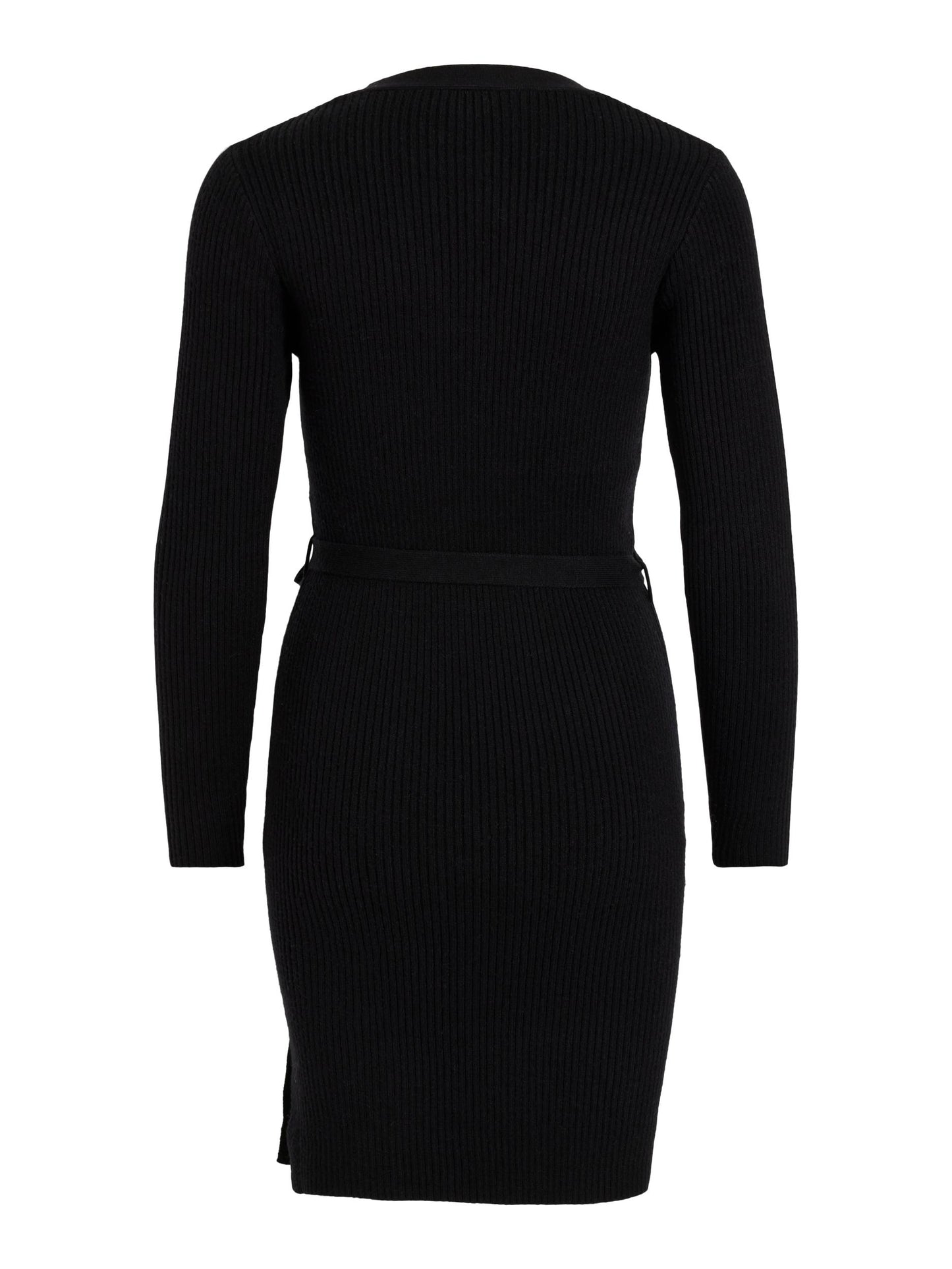 VIRIL WRAP L/S KNIT DRESS - NOOS - 14065547