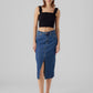 VMVERI HR CALF DENIM SKIRT GA NOOS - 10295731