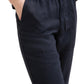 loose fit linen pants - 1041914