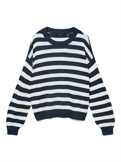 VMNEWLEXSUN MIX LS O-NECK PULLOVER - 10324936