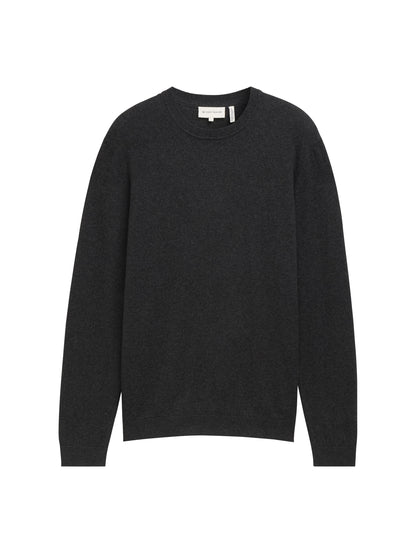 cotton cashmere crewneck knit - 1043266