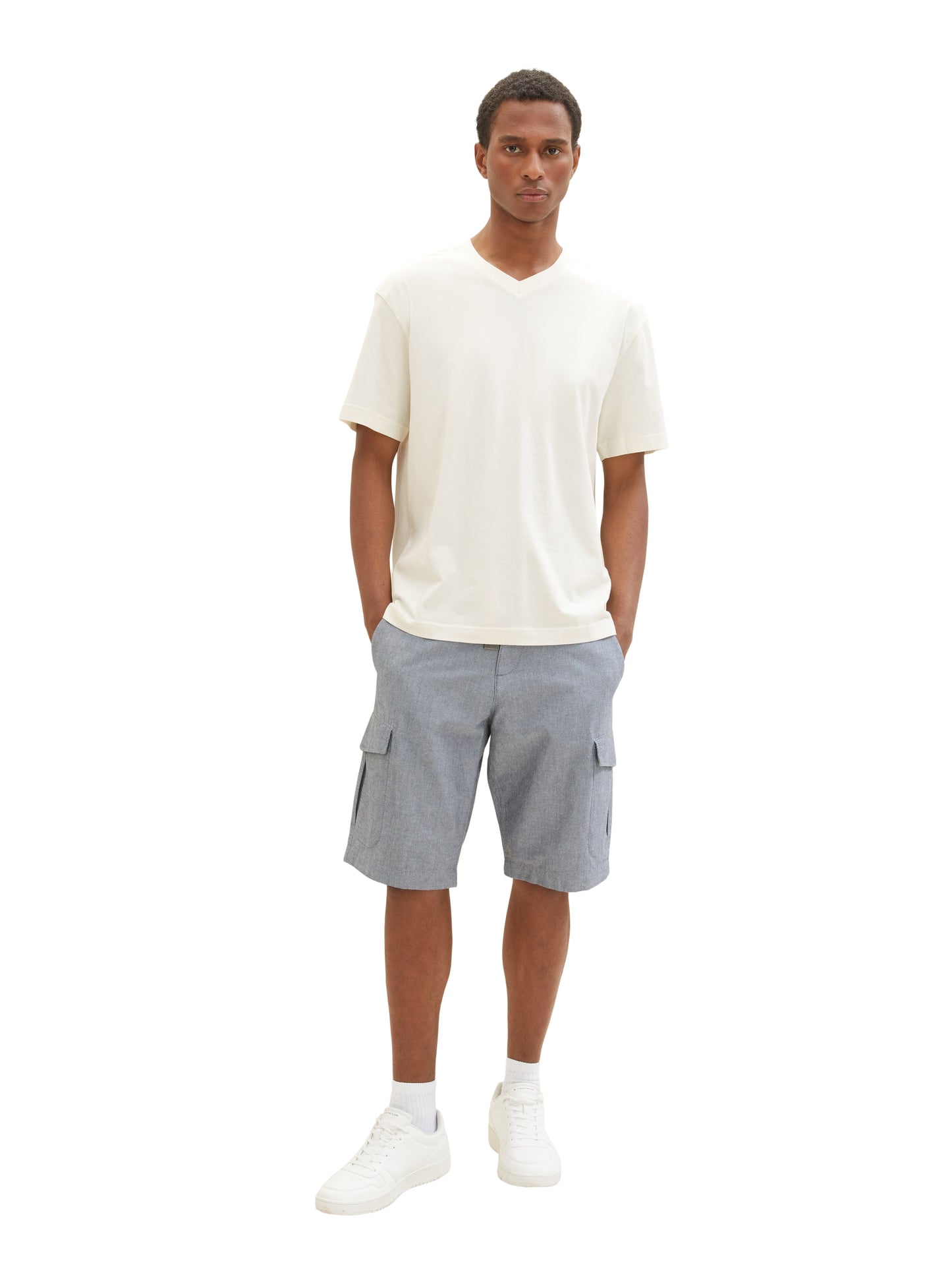 regular cargo shorts with belt - 1036310