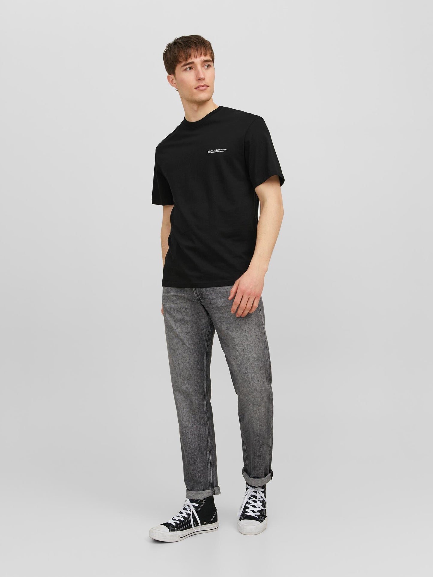 JORVESTERBRO BACK TEE SS CREW NECK - 12240122