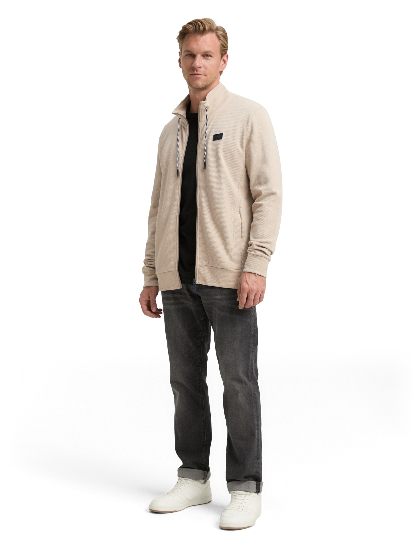 structured stand-up jacket - 1047792