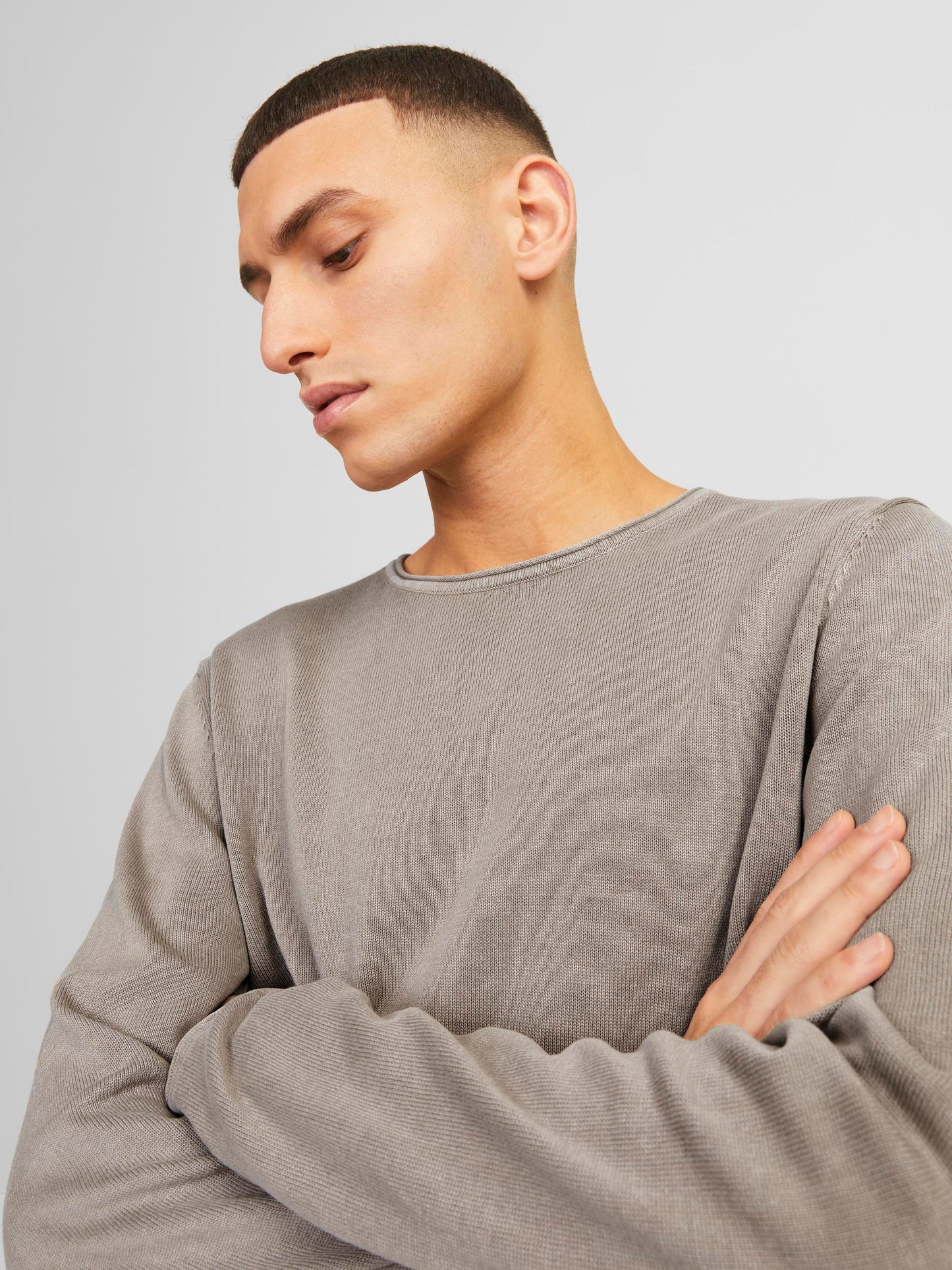 JJELEO KNIT CREW NECK NOOS - 12174001