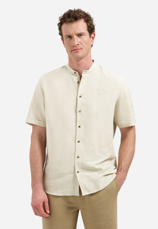 Shirt Short Sleeve Granddad With Li - 31480326SN