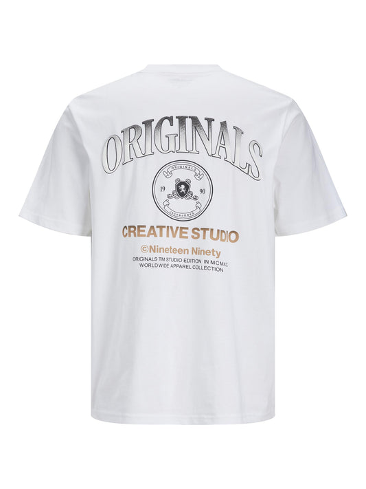 JORSHADOWBACK TEE SS CREW NECK BLK - 12247227