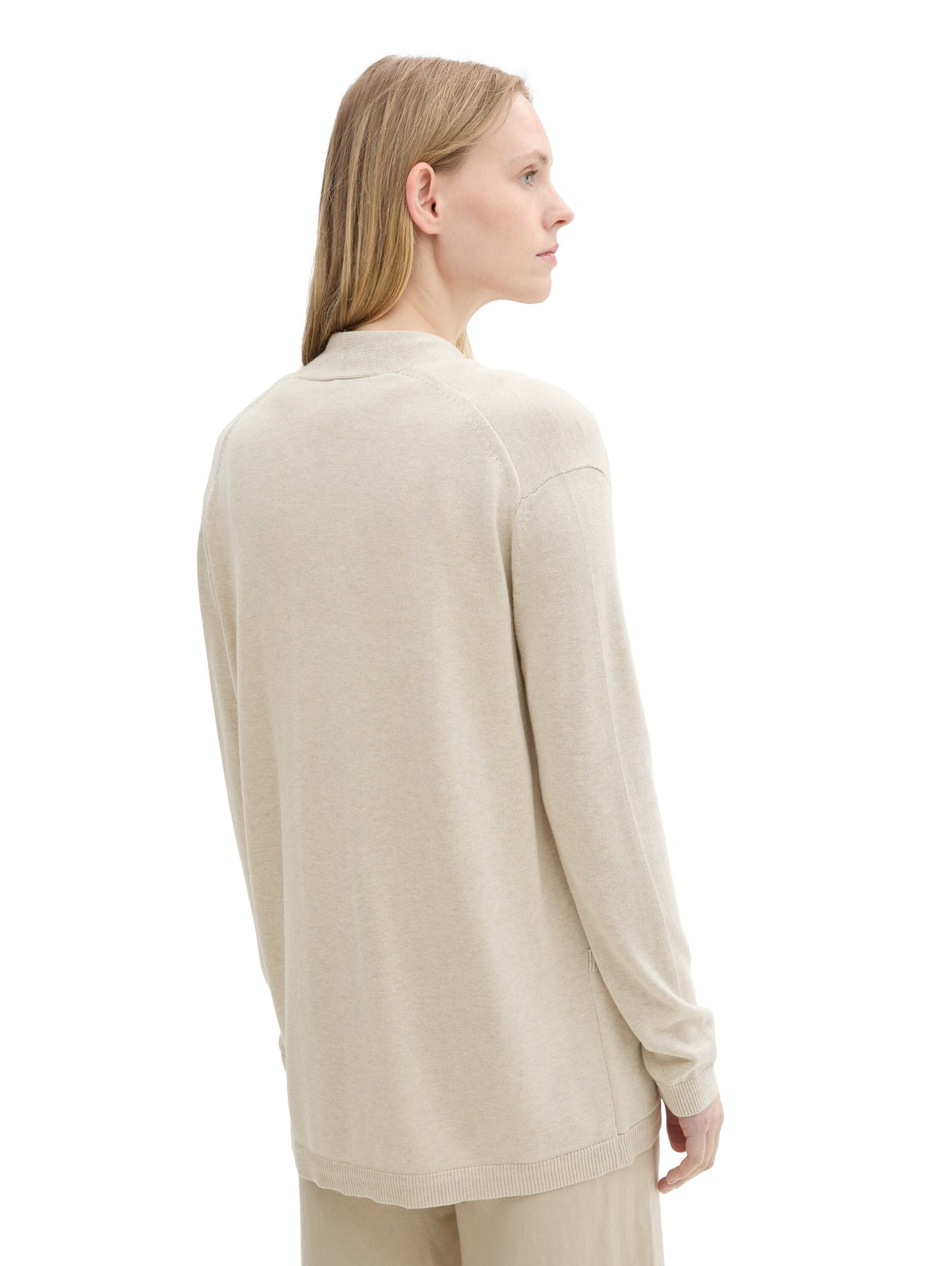 knit basic open cardigan - 1042975