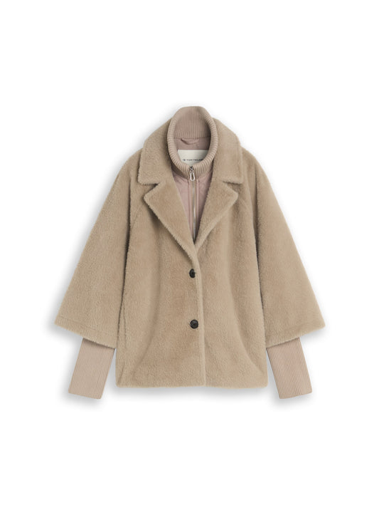 cosy cape jacket - 1051134