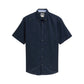 printed cotton linen shirt - 1045099