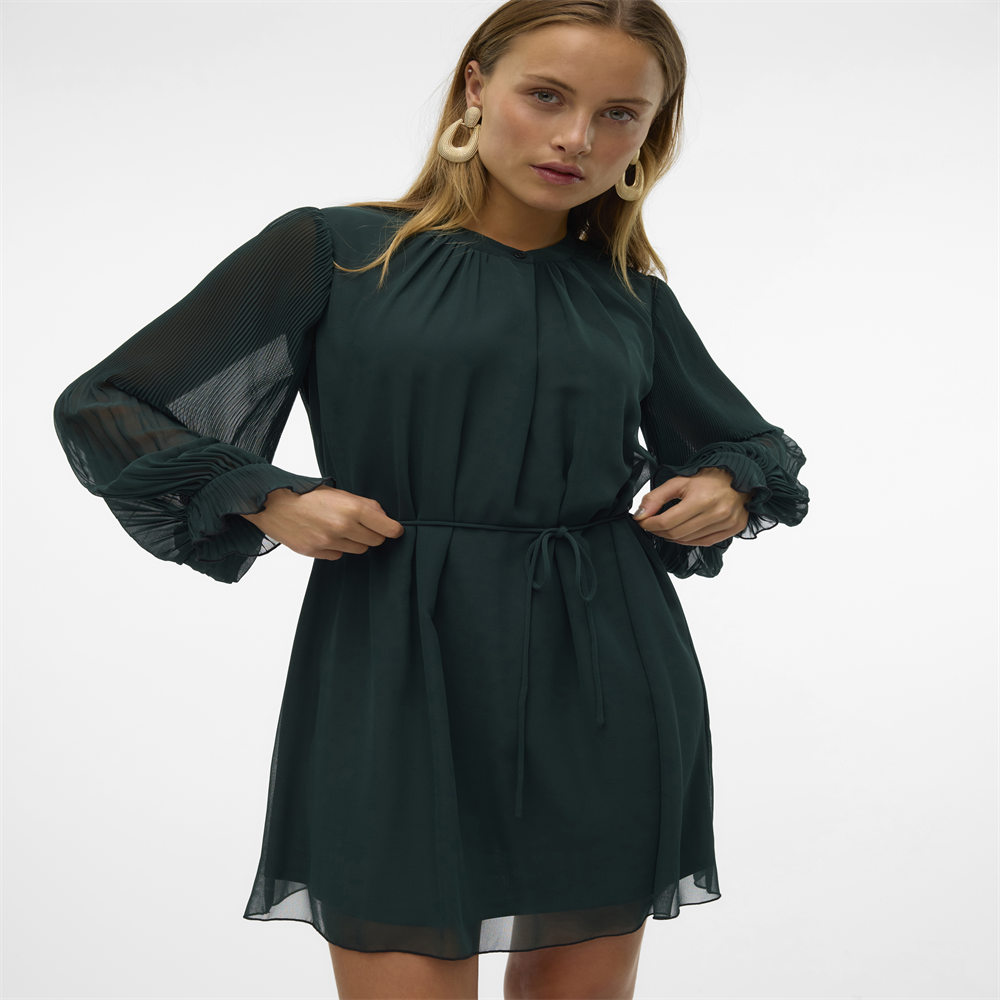 VMHERLE LS SHORT DRESS WVN GA - 10320199