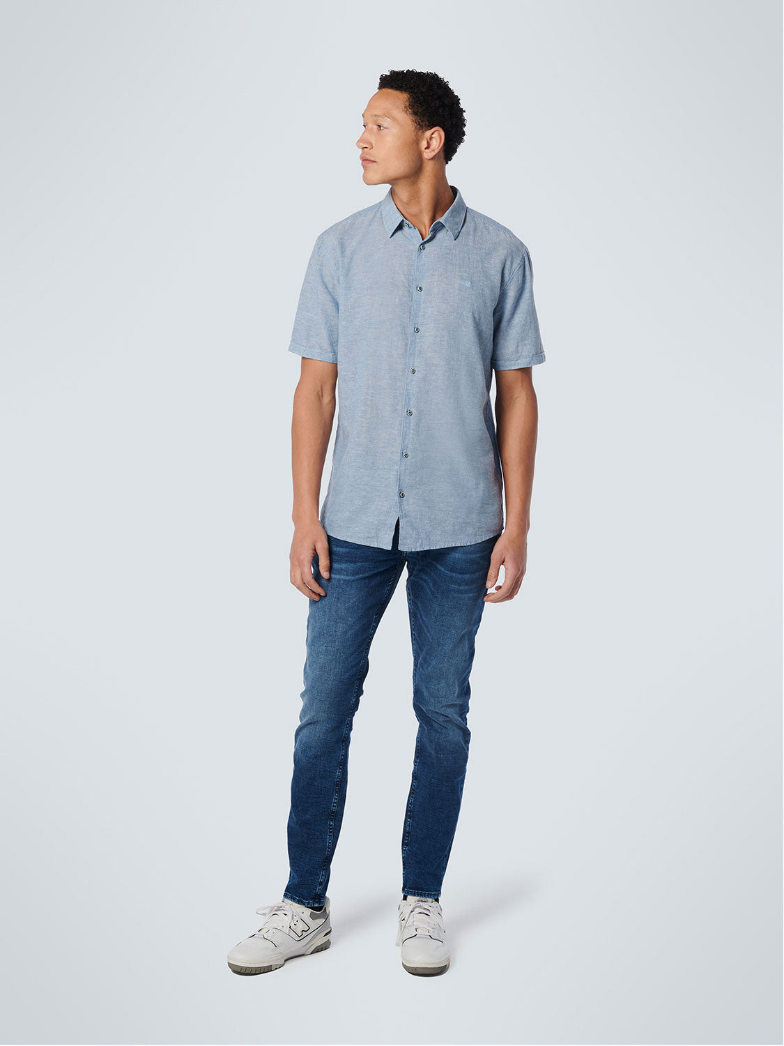 Shirt Short Sleeve 2 Colour Melange - 19490317