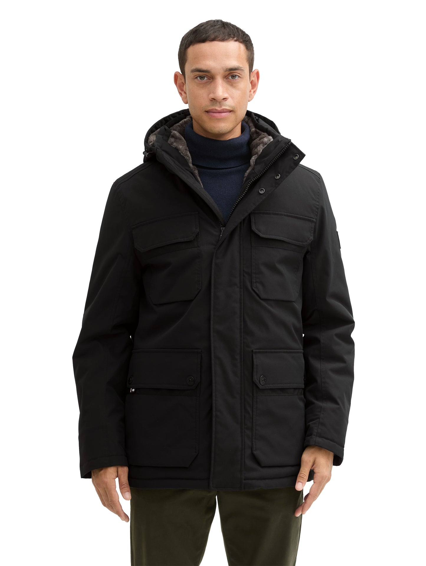 field jacket with hood - 1042519