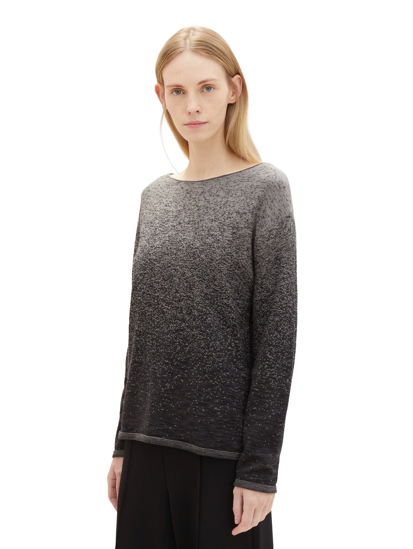 Knit cotton degrade pullover - 1039300