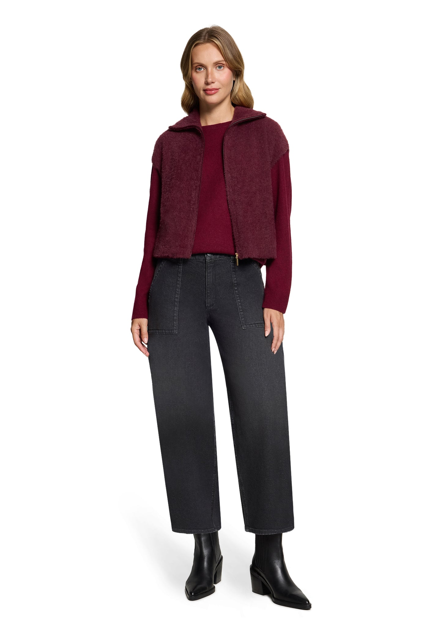 Strickjacke Kurz ohne Arm - 59463433