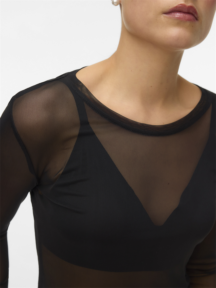 VMLOVA LS MESH TOP JRS NOOS - 10340014