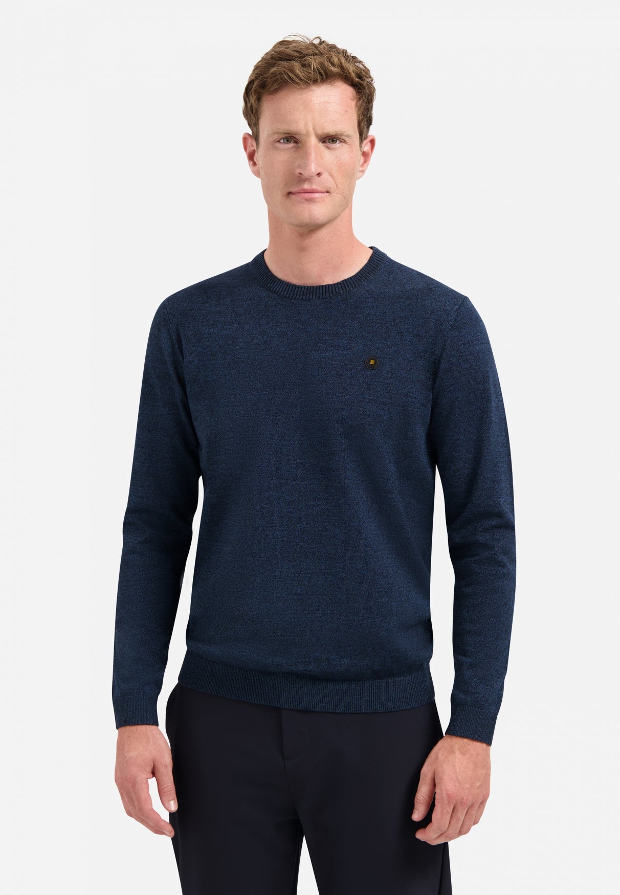 Pullover Crewneck 2 Coloured Melang - N2180