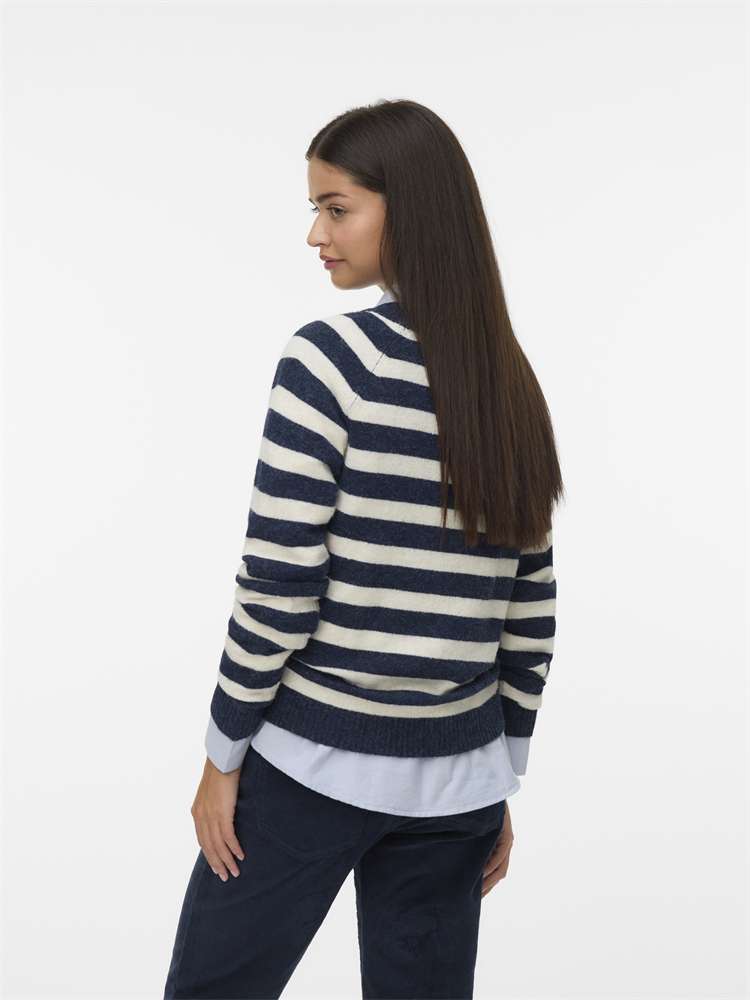 VMDOFFY LS O-NECK BLOUSE GA NOOS - 10201022