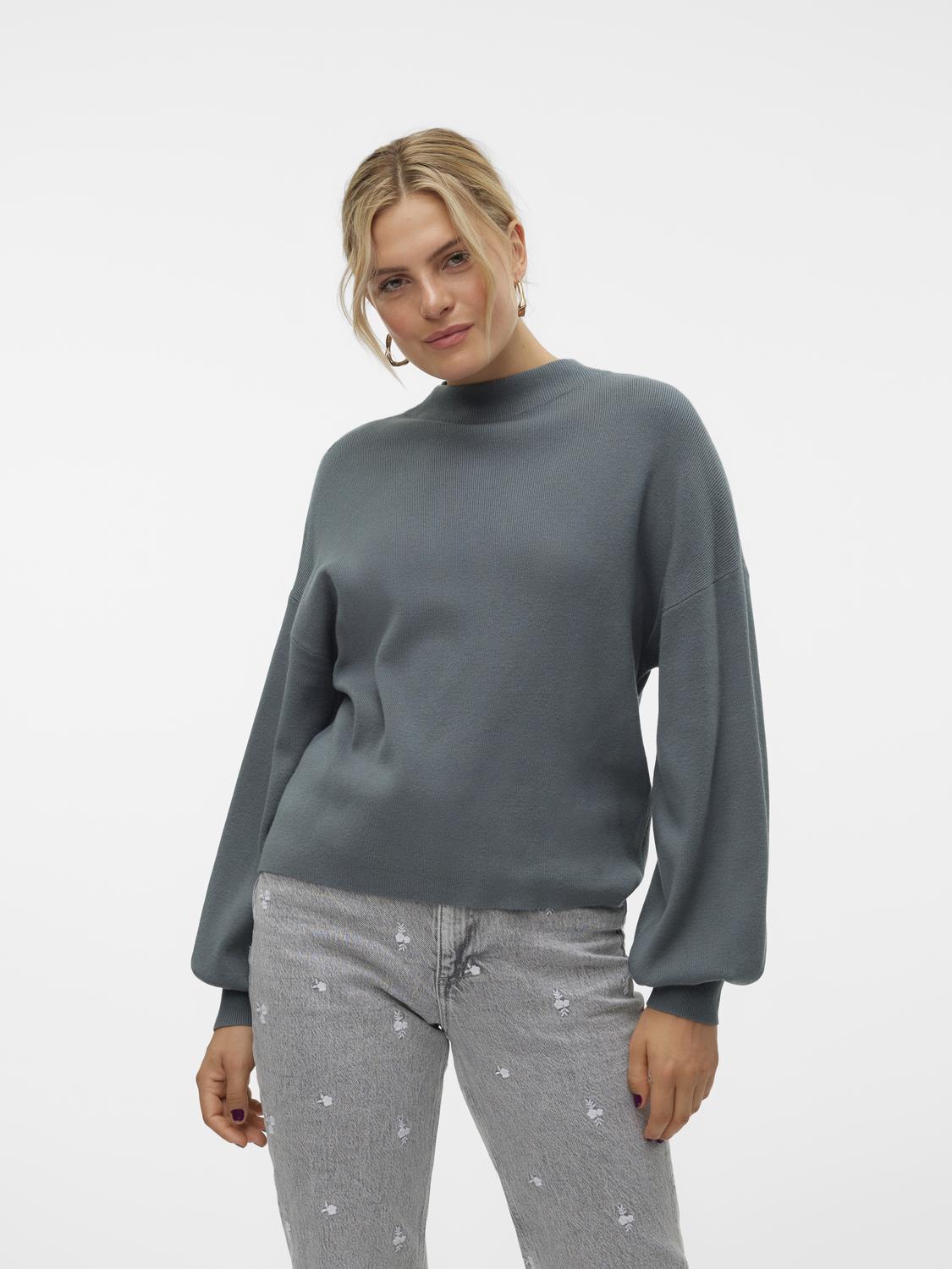 VMNANCY LS FUNNELNK PULLOVER GA - 10290748