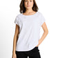 T-shirt crew neck ajour deplac - 1050469
