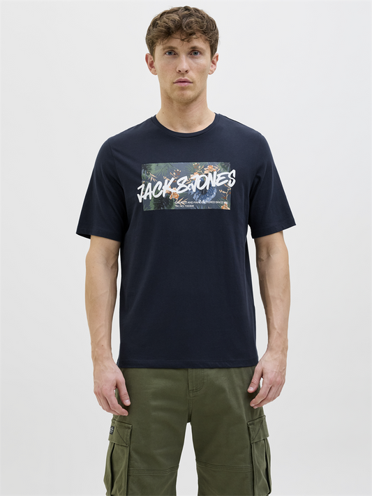 JJHAWAII SHAPE TEE SS CREW NECK LN - 12269324
