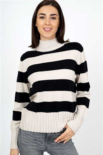Da. Pullover Stehkragen - 16296