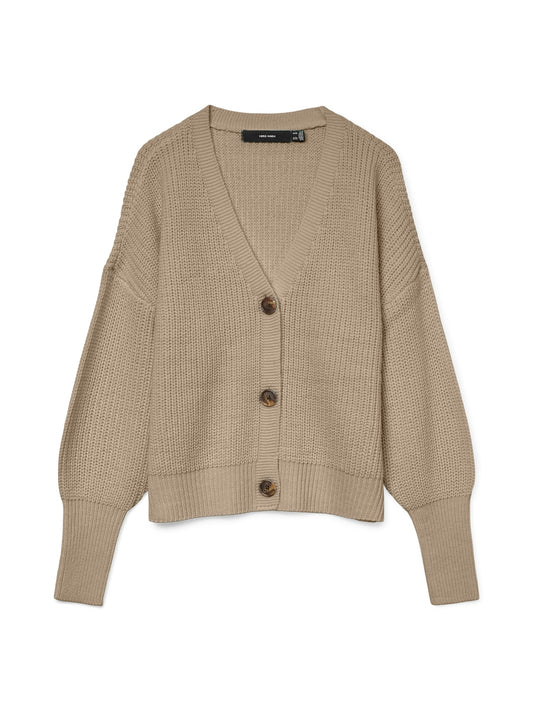 VMLEA LS V-NECK CUFF CARDIGAN NOOS - 10249632