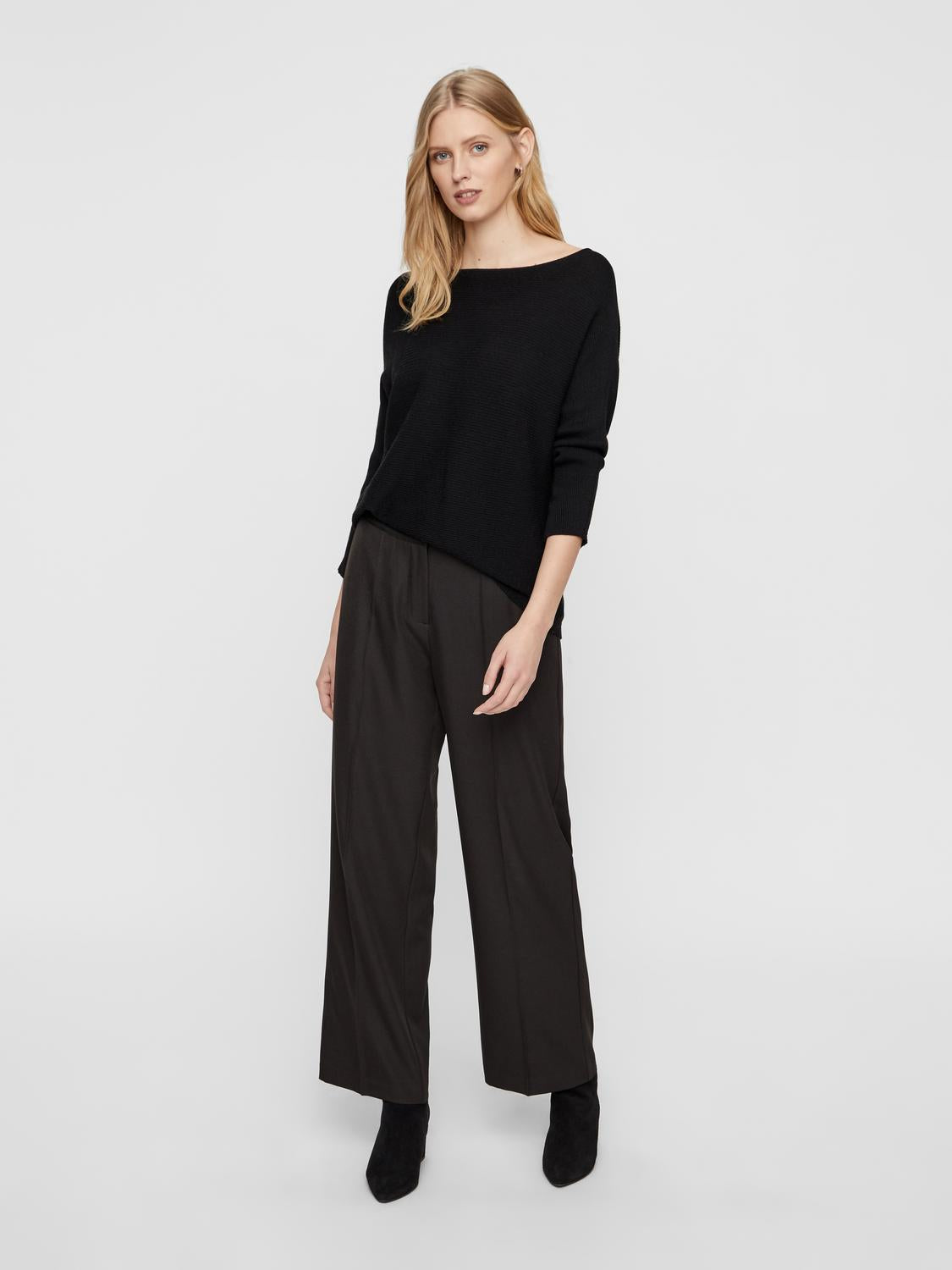 VMNORA 3/4 BOATNECK BLOUSE NOOS - 10210570