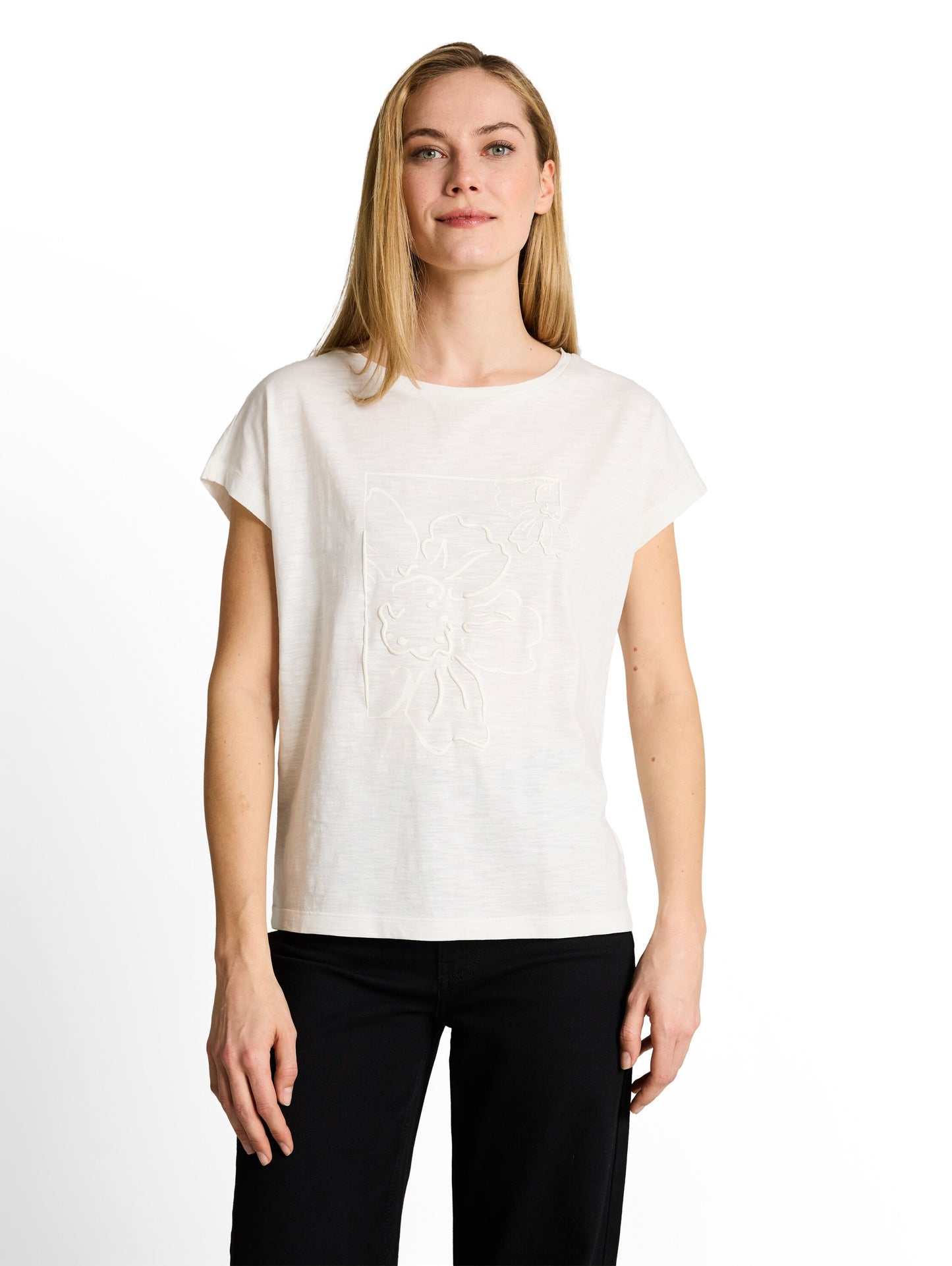 T-shirt overcut with front art - 1052158